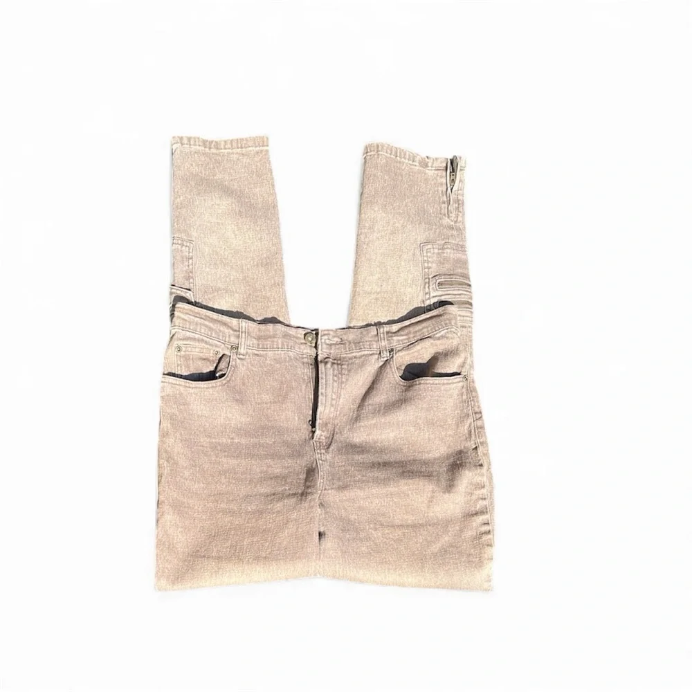 Women's Tan Military Style Suit including jacket S L pants size 10T by D Gilman - Picture 6 of 8